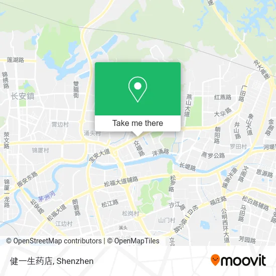 健一生药店 map