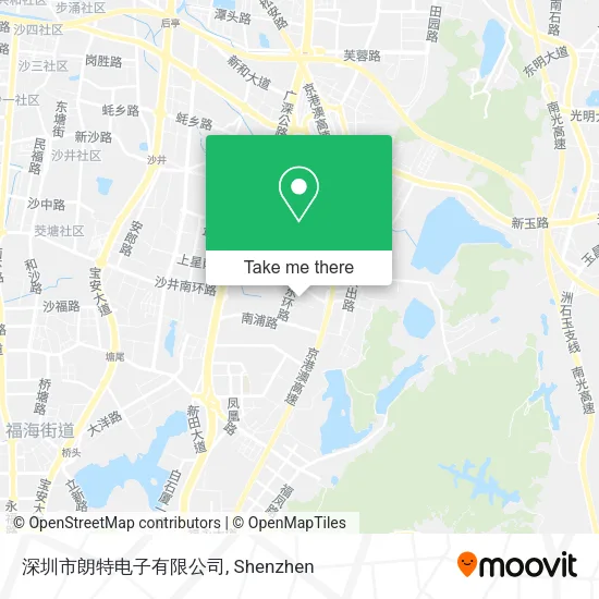 深圳市朗特电子有限公司 map