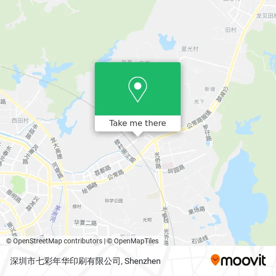 深圳市七彩年华印刷有限公司 map