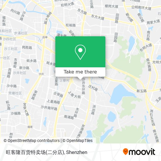 旺客隆百货特卖场(二分店) map