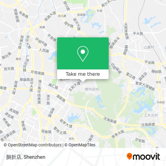 捌折店 map