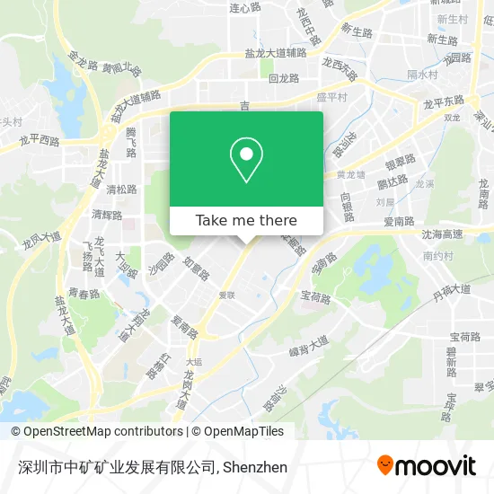 深圳市中矿矿业发展有限公司 map