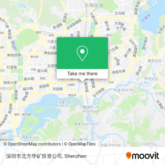 深圳市北方华矿投资公司 map