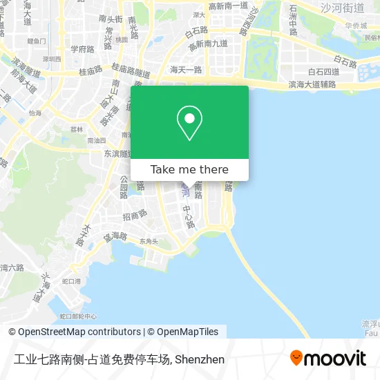 工业七路南侧-占道免费停车场 map