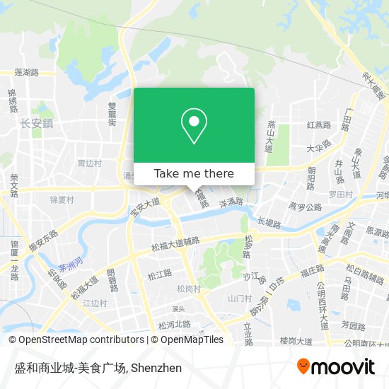盛和商业城-美食广场 map