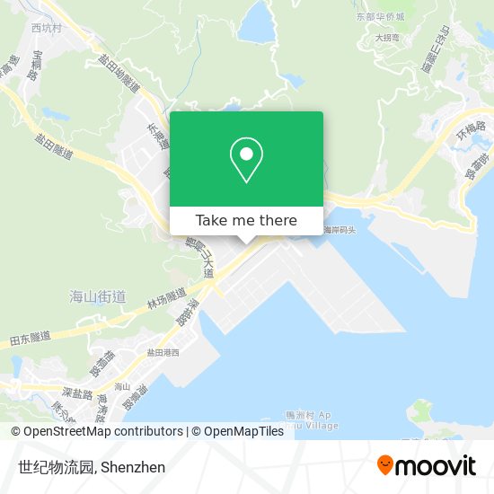 世纪物流园 map