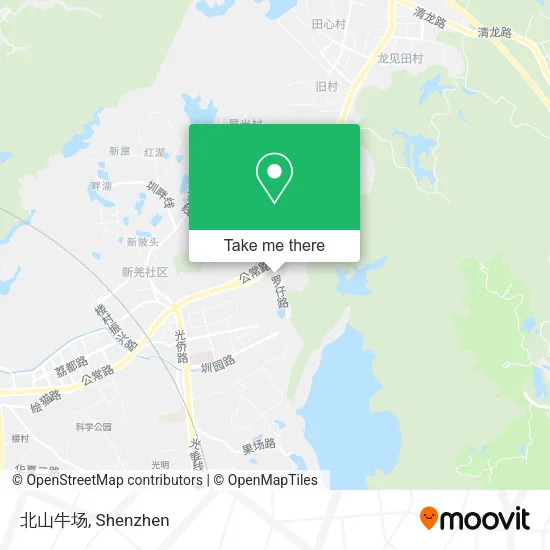 北山牛场 map