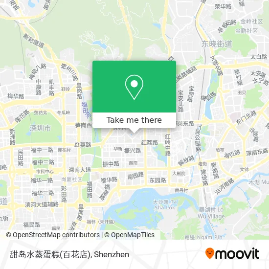 甜岛水蒸蛋糕(百花店) map