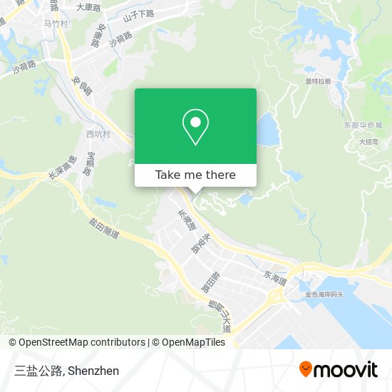 三盐公路 map