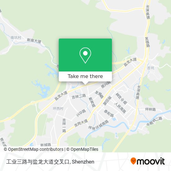 工业三路与盐龙大道交叉口 map