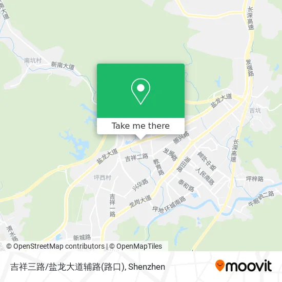 吉祥三路/盐龙大道辅路(路口) map