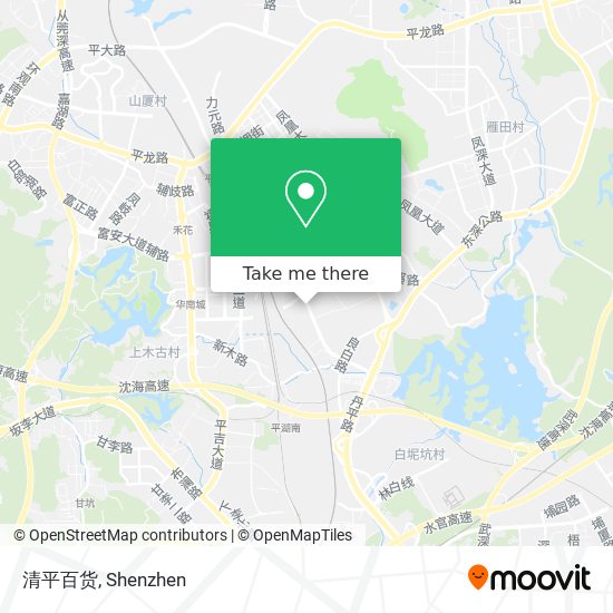 清平百货 map