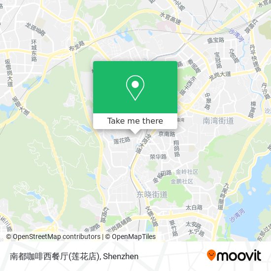 南都咖啡西餐厅(莲花店) map