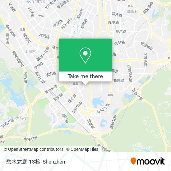 碧水龙庭-13栋 map