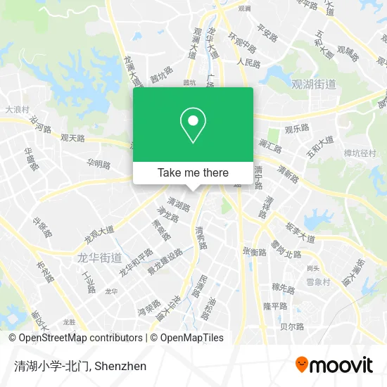 清湖小学-北门 map