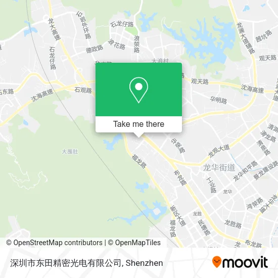 深圳市东田精密光电有限公司 map