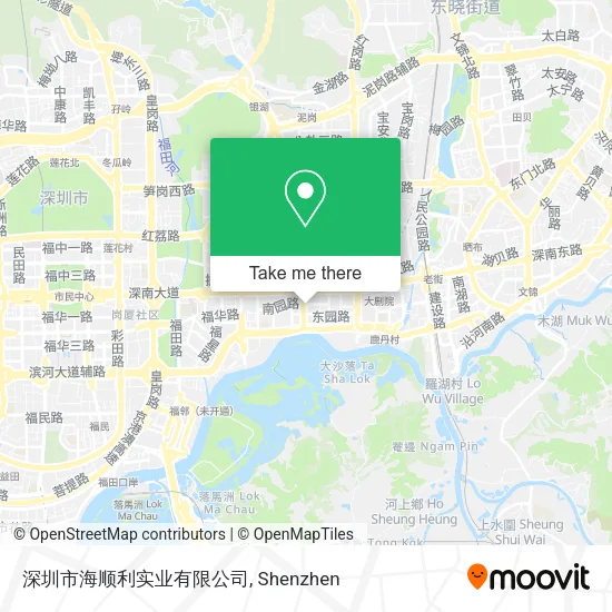 深圳市海顺利实业有限公司 map