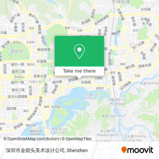 深圳市金箭头美术设计公司 map