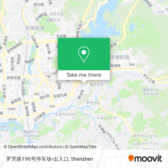 罗芳路190号停车场-出入口 map