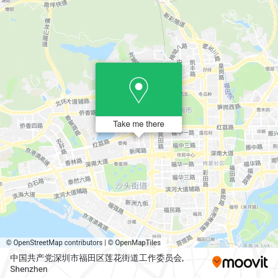 中国共产党深圳市福田区莲花街道工作委员会 map