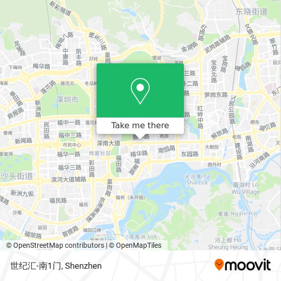 世纪汇-南1门 map