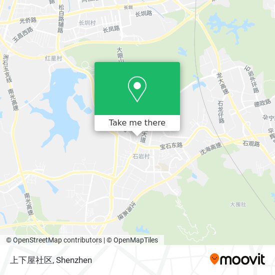上下屋社区 map