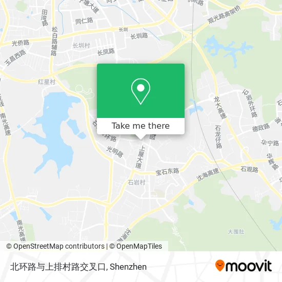 北环路与上排村路交叉口 map
