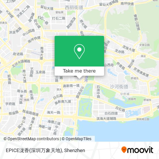 EPICE泷香(深圳万象天地) map