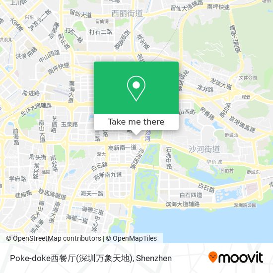 Poke-doke西餐厅(深圳万象天地) map
