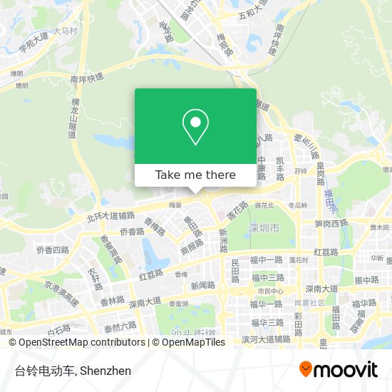 台铃电动车 map