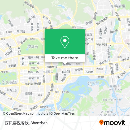 西贝喜悦餐饮 map