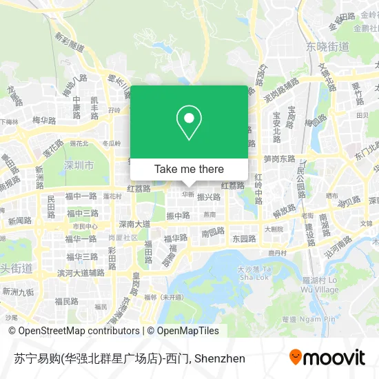 苏宁易购(华强北群星广场店)-西门 map