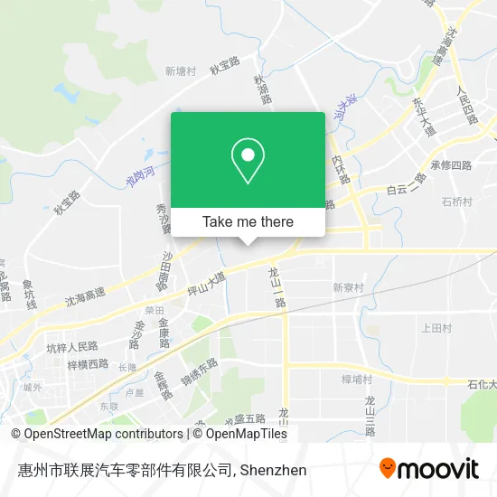 惠州市联展汽车零部件有限公司 map