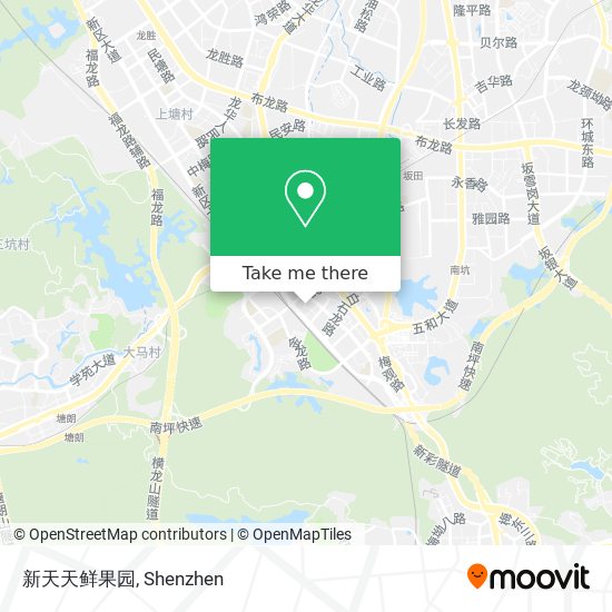 新天天鲜果园 map
