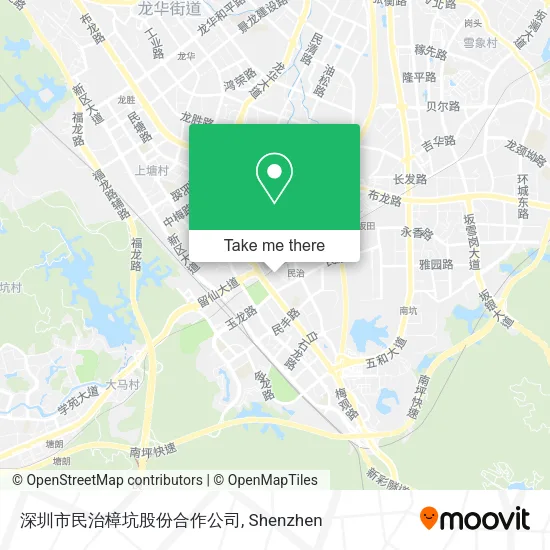 深圳市民治樟坑股份合作公司 map