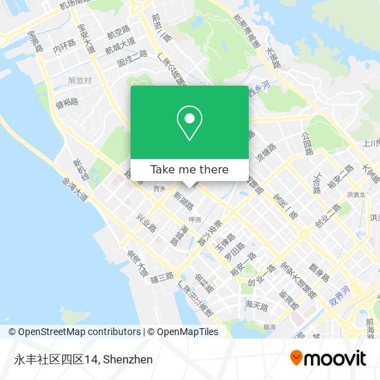 永丰社区四区14 map