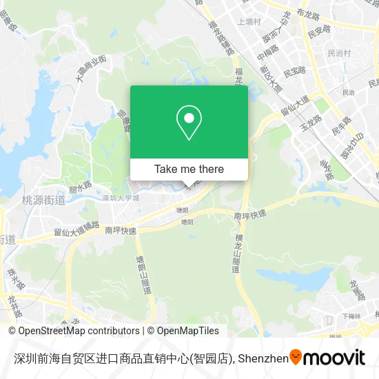 深圳前海自贸区进口商品直销中心(智园店) map