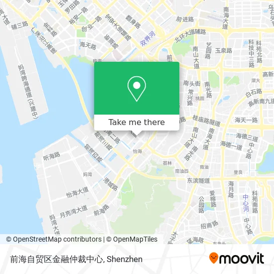 前海自贸区金融仲裁中心 map