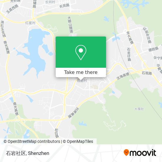 石岩社区 map