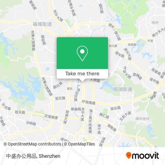 中盛办公用品 map