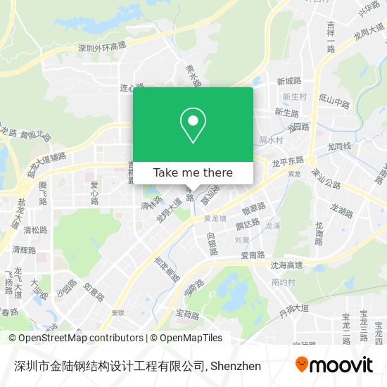 深圳市金陆钢结构设计工程有限公司 map