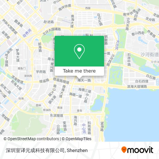 深圳室译元成科技有限公司 map