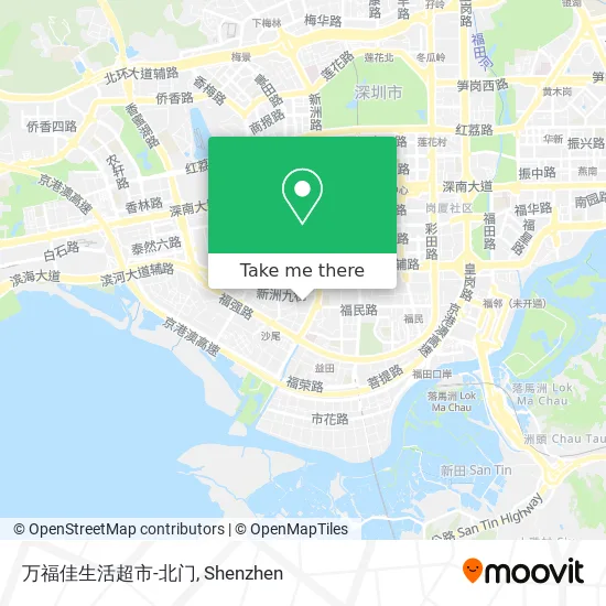 万福佳生活超市-北门 map