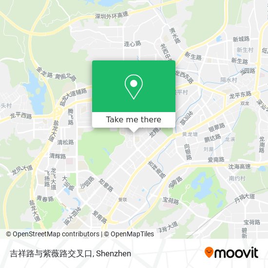 吉祥路与紫薇路交叉口 map
