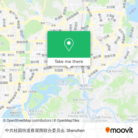 中共桂园街道蔡屋围联合委员会 map