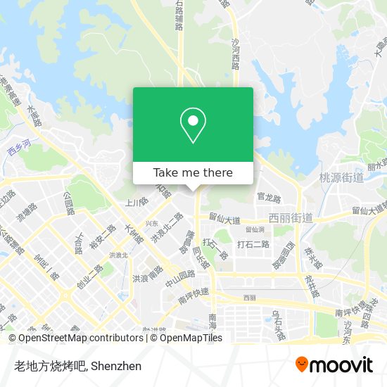 老地方烧烤吧 map