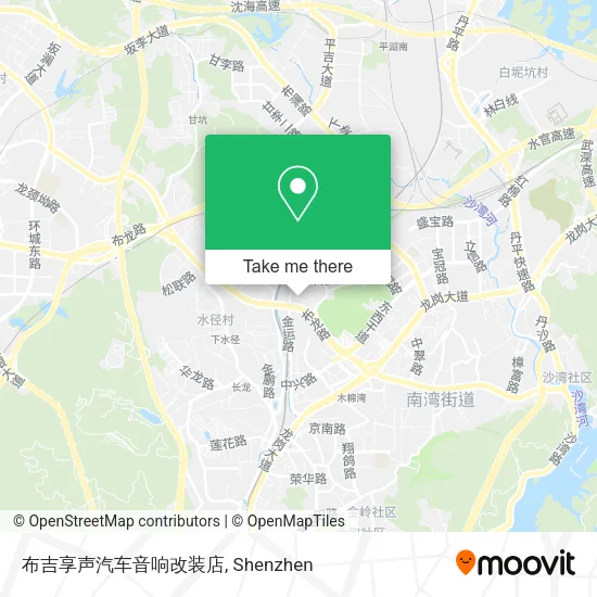 布吉享声汽车音响改装店 map