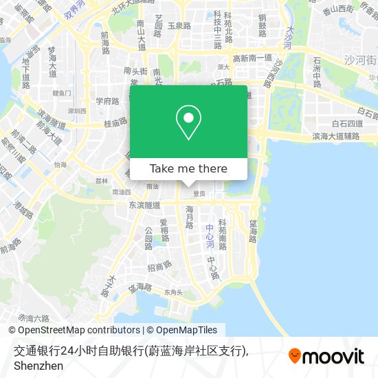 交通银行24小时自助银行(蔚蓝海岸社区支行) map