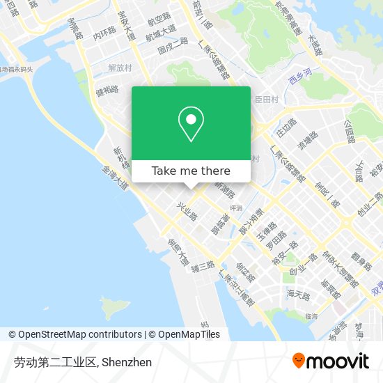 劳动第二工业区 map
