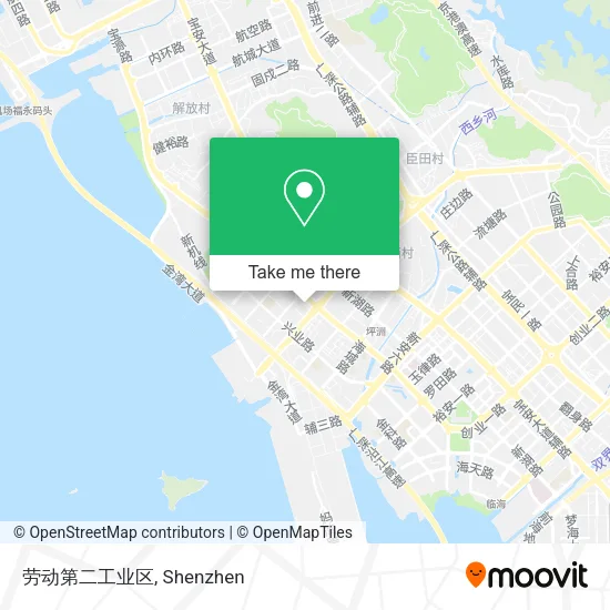 劳动第二工业区 map